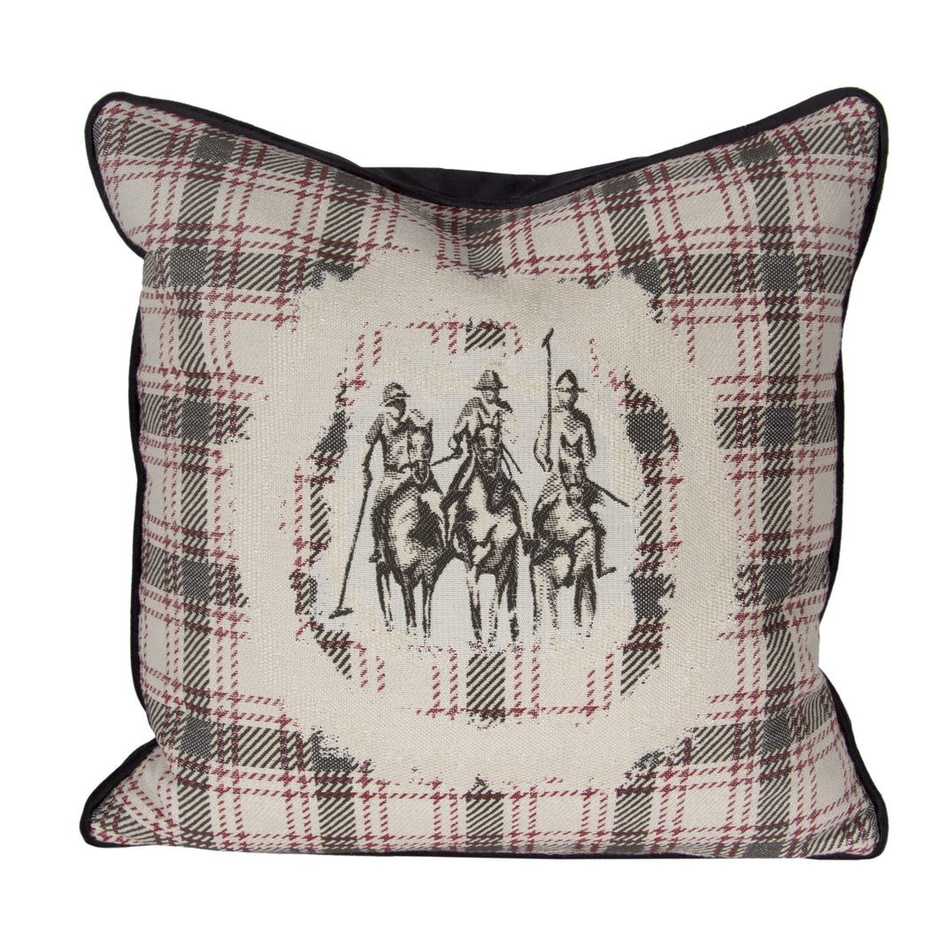 Country Style City Chic Giddy Up Sophisticated Riders with a Flat Piped Edge on a 20